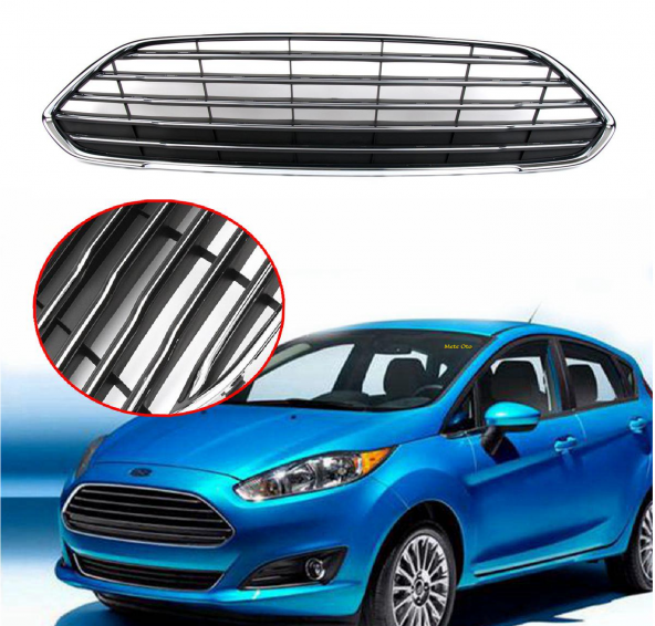 Ford Fiesta Ön Tampon Üst Panjuru Krom Titanium 20132018 ürün görseli 1