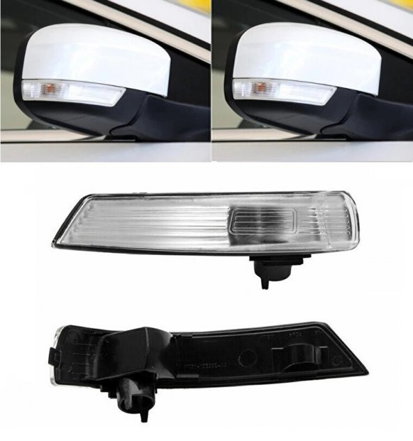 Ford Focus Ayna Sinyali Beyaz Zemin Sağ 2008-2018 Oem Kalite ürün görseli 1