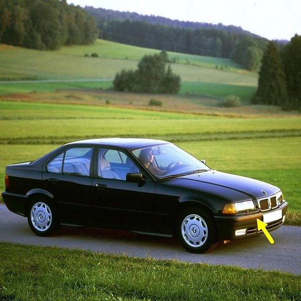 BMW E36 1991-1998 Ön Tampon Bandı Çeki Demiri Kapağı 51111960708 ürün görseli 1