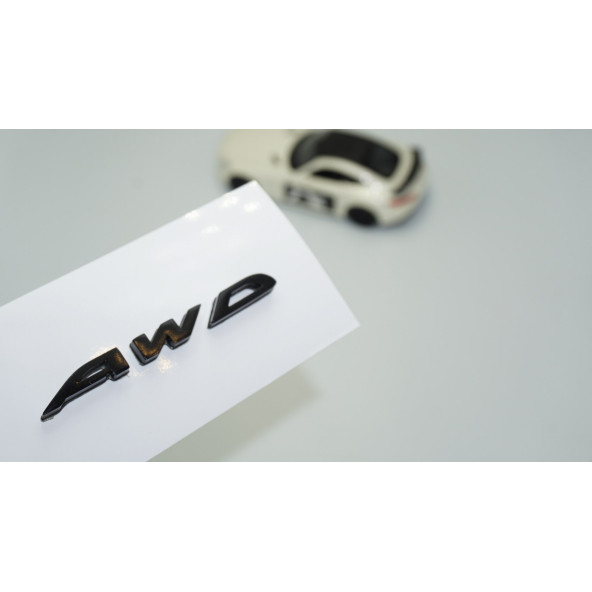 DK Tuning AWD Bagaj Siyah ABS 3M 3D Yazı Logo Subaru İle Uyumlu ürün görseli 1