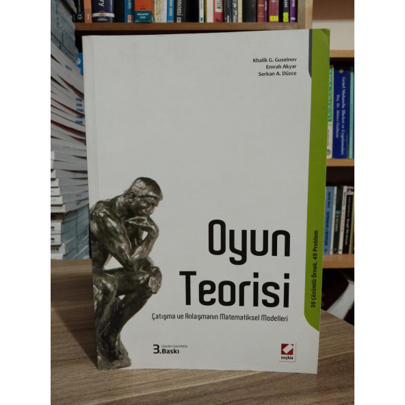 Oyun Teorisi Khalik G. Guseinov  Emrah Akyar Serksn A. Düzce ürün görseli 1