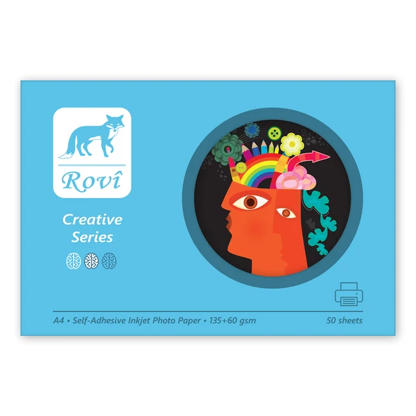 Rovi Creative Yapışkanlı Fotoğraf Kağıdı 200gsm 50yp A4 ürün görseli 1