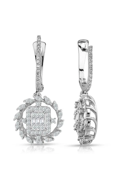 Modern Tasarım 1.10 Ct Baget Kare Küpe ürün görseli 1
