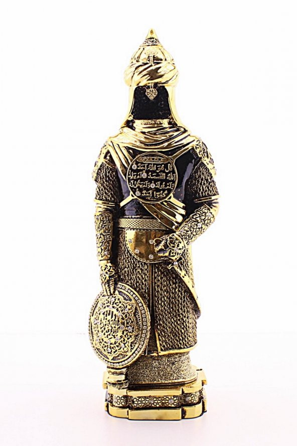 Zırhlı Cevşen Ayetli Asker Gold Biblo 3 Boyutlu Büyük Boy 32 cm-018 ürün görseli 1