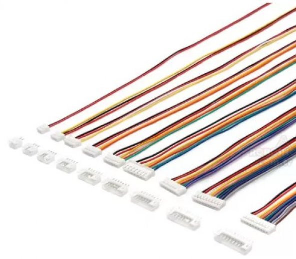 PH 2.0mm 6pin 30cm Kablolu Konnektör (Beyaz) Takım x 1 adet(rf054) ürün görseli 1