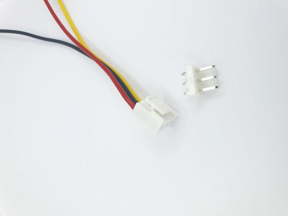 3 Pin Konnektör Seti JST-HY 3,96mm  20cm ürün görseli 1