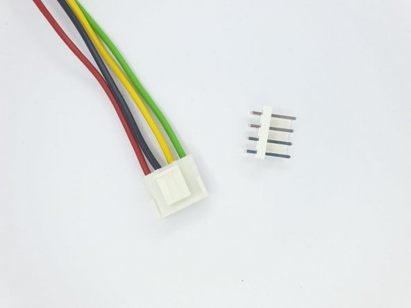4 Pin Konnektör Seti JST-HY 3,96mm  20cm ürün görseli 1