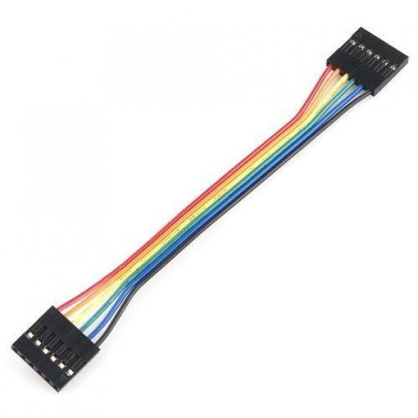 6 PİN 0,25mm Dupont Kablo 20cm ürün görseli 1
