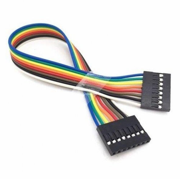 8 PİN 0,25mm Dupont Kablo 20cm ürün görseli 1