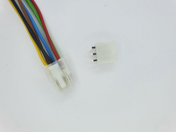 6 Pin Konnektör Seti 4,20mm 20cm ürün görseli 1