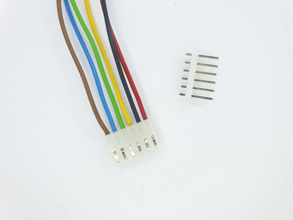 6 Pin Konnektör Seti 5,08mm 20cm ürün görseli 1