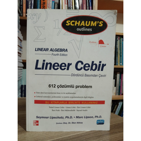 Lineer Cebir ( Dördüncü Basımdan Çeviri)  SCHAUM'S ürün görseli 1