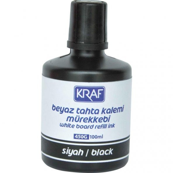 KRAF 100ml  BOARD MARKER MUREKKEBI SIYAH  (450G) ürün görseli 1