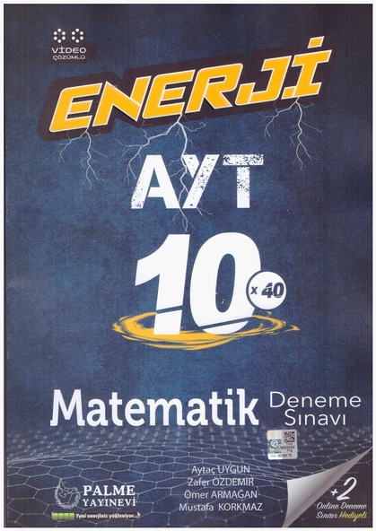 PALME AYT ENERJİ 10*40 MATEMATİK DENEME ürün görseli 1