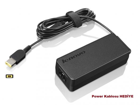 Lenovo 20V 4.5A 90W Usb Notebook Adaptörü KARE UC (ORJİNAL) ürün görseli 1