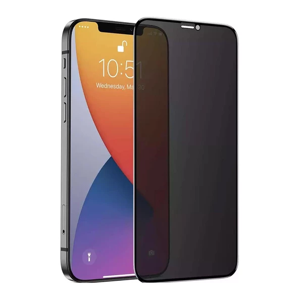 Vendas iPhone XR Uyumlu Davin Serisi Privacy Hayalet Özellikli Gizleyen Parlak Seramik Nano Ekran Koruyucu ürün görseli 1