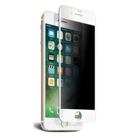 Vendas iPhone 8 Plus / 7 Plus Uyumlu Davin Serisi Privacy Hayalet Özellikli Gizleyen Parlak Seramik Nano Ekran Koruyucu ürün görseli 1