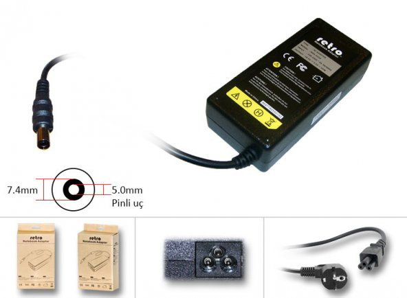 KG298AA#ABA, PA-1650-02HC   Notebook Adaptörü Şarj - 18.5V 3.5A (Uc:5.0*7.4) ürün görseli 1
