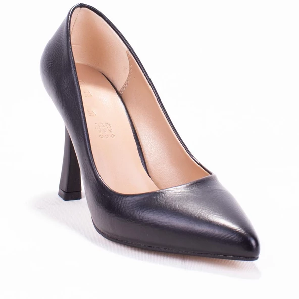 Dagoster DZA07-388451 Siyah 9 cm İnce Topuklu Stiletto Kadın Ayakkabı ürün görseli 1