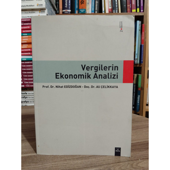 Vergilerin Ekonomik Analizi .. NİHAT EDİZDOĞAN ürün görseli 1