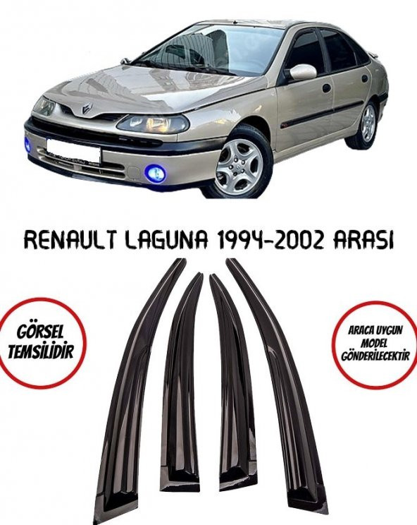Renault Laguna Cam Rüzgarlığı 4lü 1994-2002 Arası ürün görseli 1