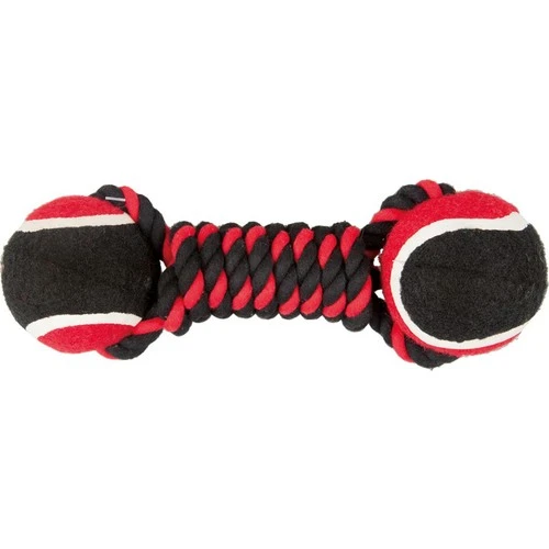 Polo İpli Oyuncak Çift Toplu Sargı Kırmızı Siyah 22Cm ürün görseli 1