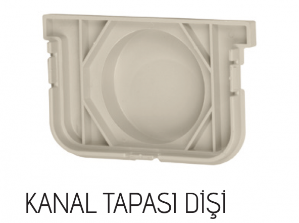 100x60x500 mm Drenaj Kanalı / Plastik Izgara + Oluk + Tapa ürün görseli 1