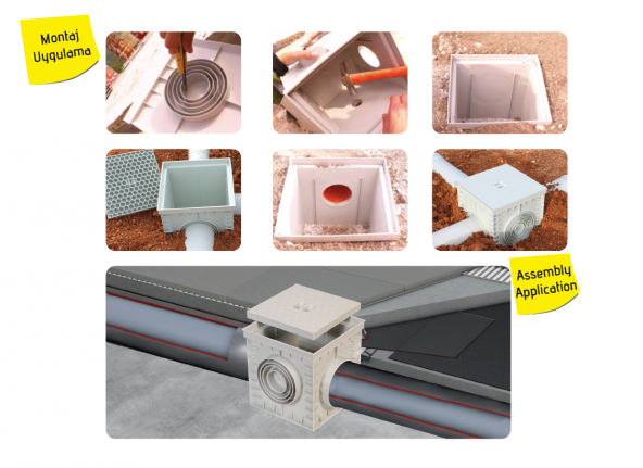 50x50 Rögar Kutusu + Izgaralı Kapak - Resim 3