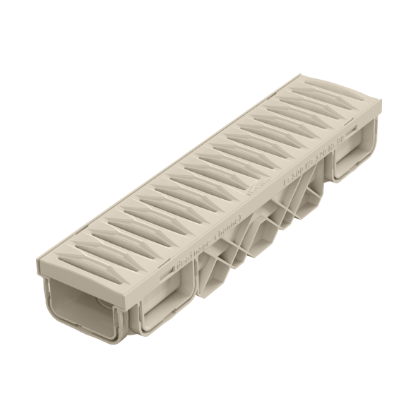120x90x500mm Drenaj Kanalı / Plastik Izgara + Oluk + Tapa ürün görseli 1