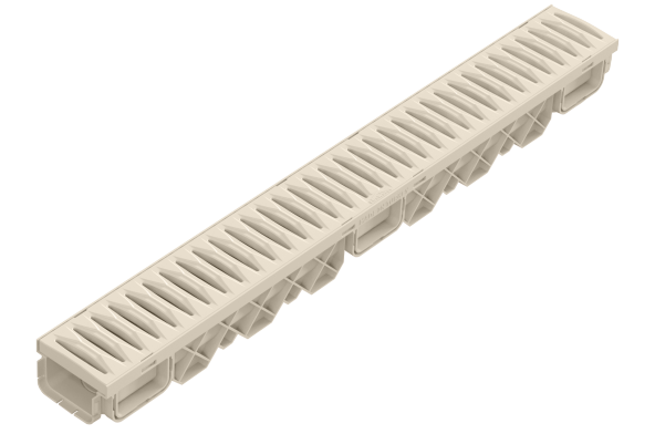 150x100x1000mm Drenaj Kanalı / Plastik Izgara + Oluk + Tapa ürün görseli 1