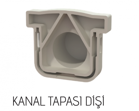 80x65x500mm Drenaj Kanalı / Plastik Izgara + Oluk + Tapa ürün görseli 1