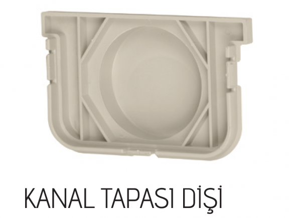 130x60x1000mm Drenaj Kanalı / Plastik Izgara + Oluk + Tapa ürün görseli 1