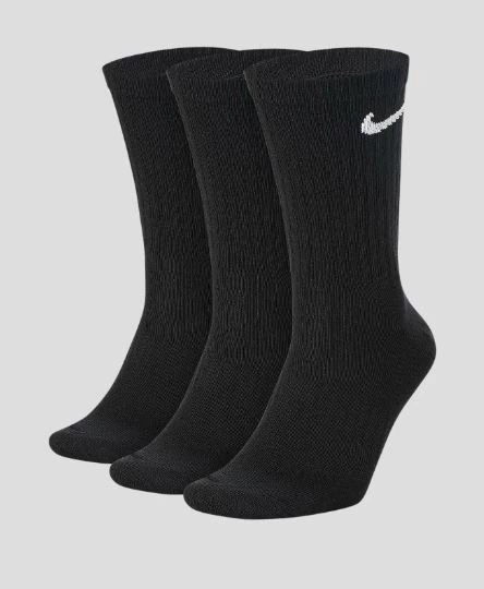 Nike Everyday Lightweight 3 LÜ SPOR ÇORAP SİYAH SX7676010 ürün görseli 1