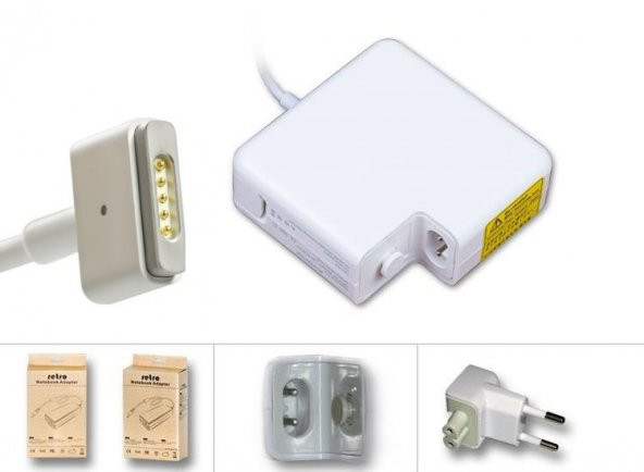 Apple A1502 - 16.5V 3.65A 60W 5 pinli Apple A++ - Resim 2