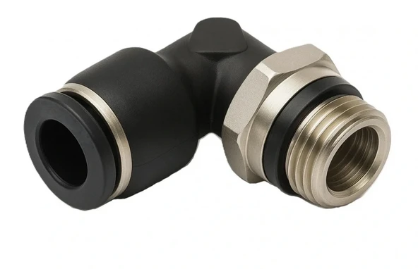 Pnömatik Dirsek Bağlantı M3 - 4mm - Resim 3