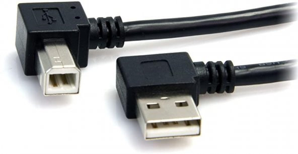 USB Ses Arabirimi Kablosu 90 Derece - 50 cm ürün görseli 1