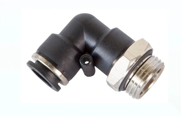 Pnömatik Dirsek Bağlantı 1/8 - 4mm - Resim 5