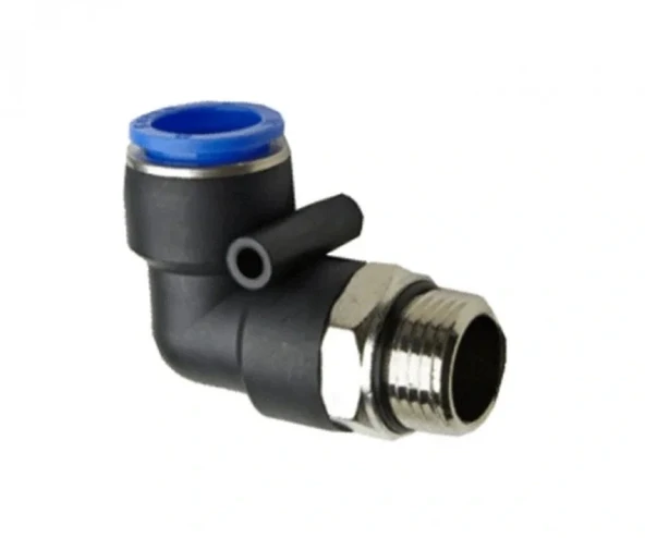 Pnömatik Dirsek Bağlantı 1/8 - 12mm - Resim 6