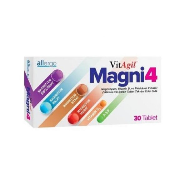 Vitagil Magni4 Tablet 30 lu ürün görseli 1