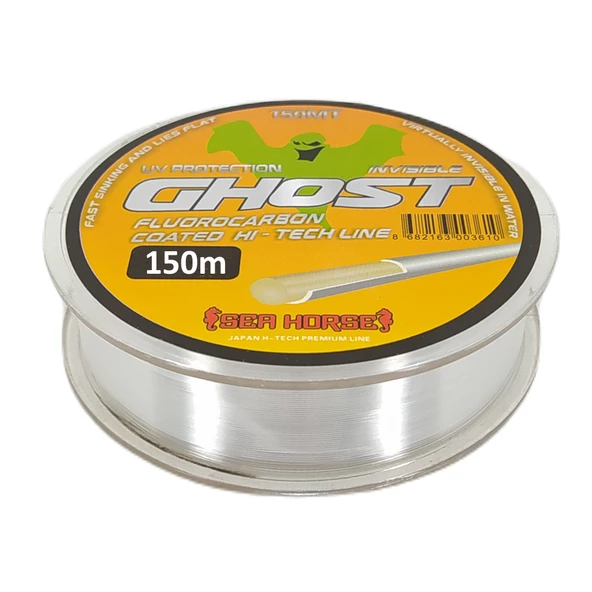 Sea Horse Ghost 150m Hayalet Misina Fluorocarbon Coated Şeffaf ürün görseli 1