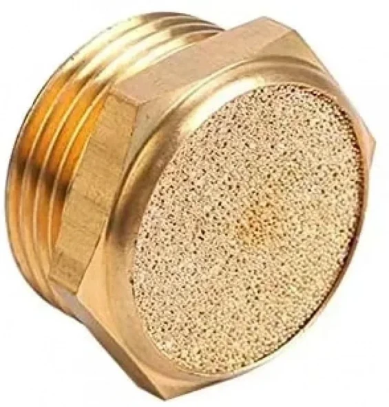 Sinter Bronz Susturucu Kısa Tip 1 1/2" - Resim 6