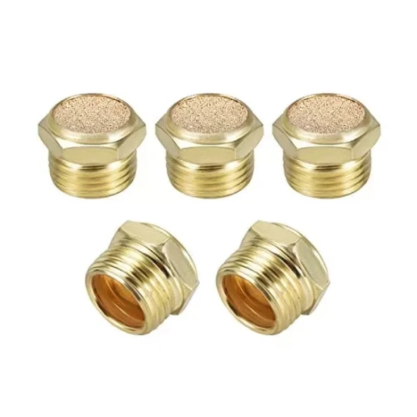 Sinter Bronz Susturucu Kısa Tip 1 1/2" - Resim 5