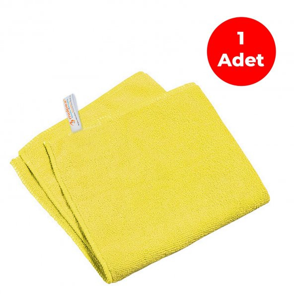 Mulpex Mikrofiber Genel Temizlik Bezi Sarı 40X40 cm. ürün görseli 1