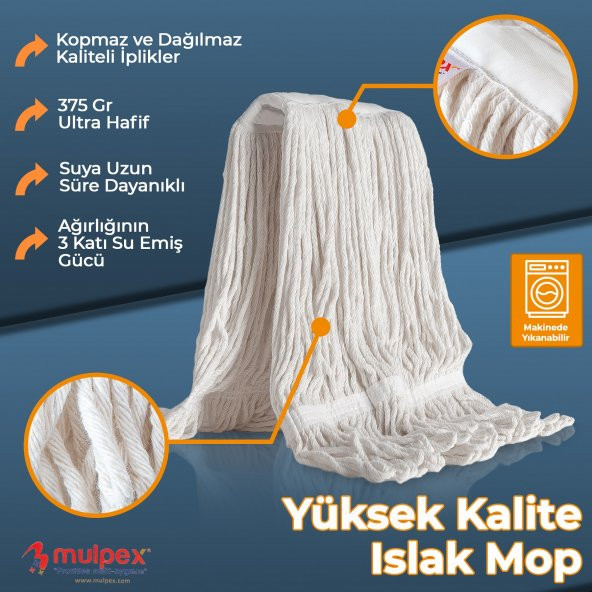 Mulpex Islak Mop 375 gr. - Resim 2