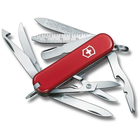 Victorinox Minichamp 0.6385 Kırmızı İsviçre Çakısı 58mm 18F ürün görseli 1