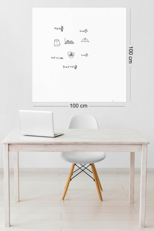 100 x 100 Beyaz - Yapışkansız Tutunan Akıllı Kağıt  1 Alana 1 Hediye ürün görseli 1