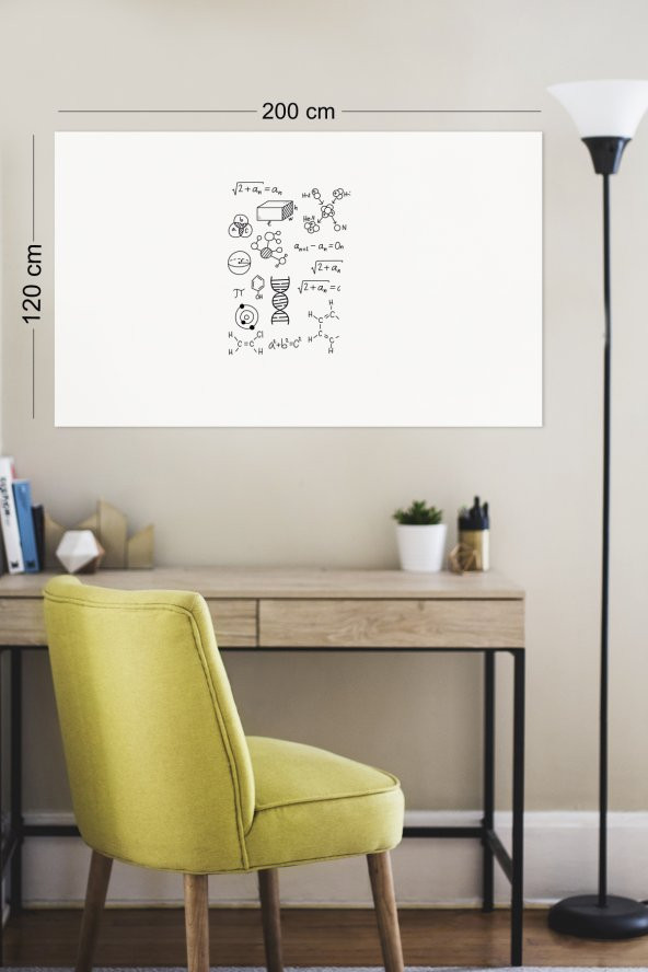 120 x 200 Beyaz - Yapışkansız Tutunan Akıllı Kağıt * 1 Alana 1 Hediye * ürün görseli 1