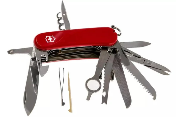 Victorinox Evolution 2.5383.E Kırmızı İsviçre Çakısı 85mm 21F - Resim 3