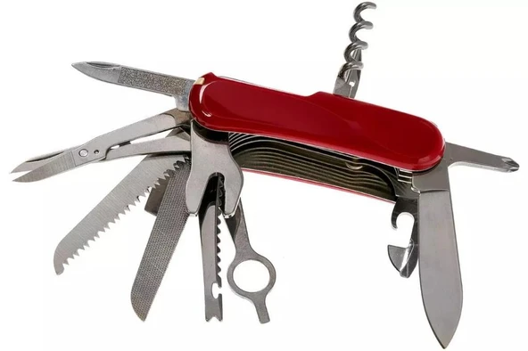 Victorinox Evolution 2.5383.E Kırmızı İsviçre Çakısı 85mm 21F - Resim 4