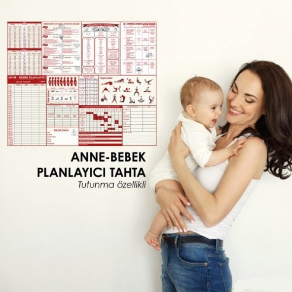 Anne&Bebek Planlayıcı - Yapışkansız Tutunan Akıllı Kağıt ürün görseli 1